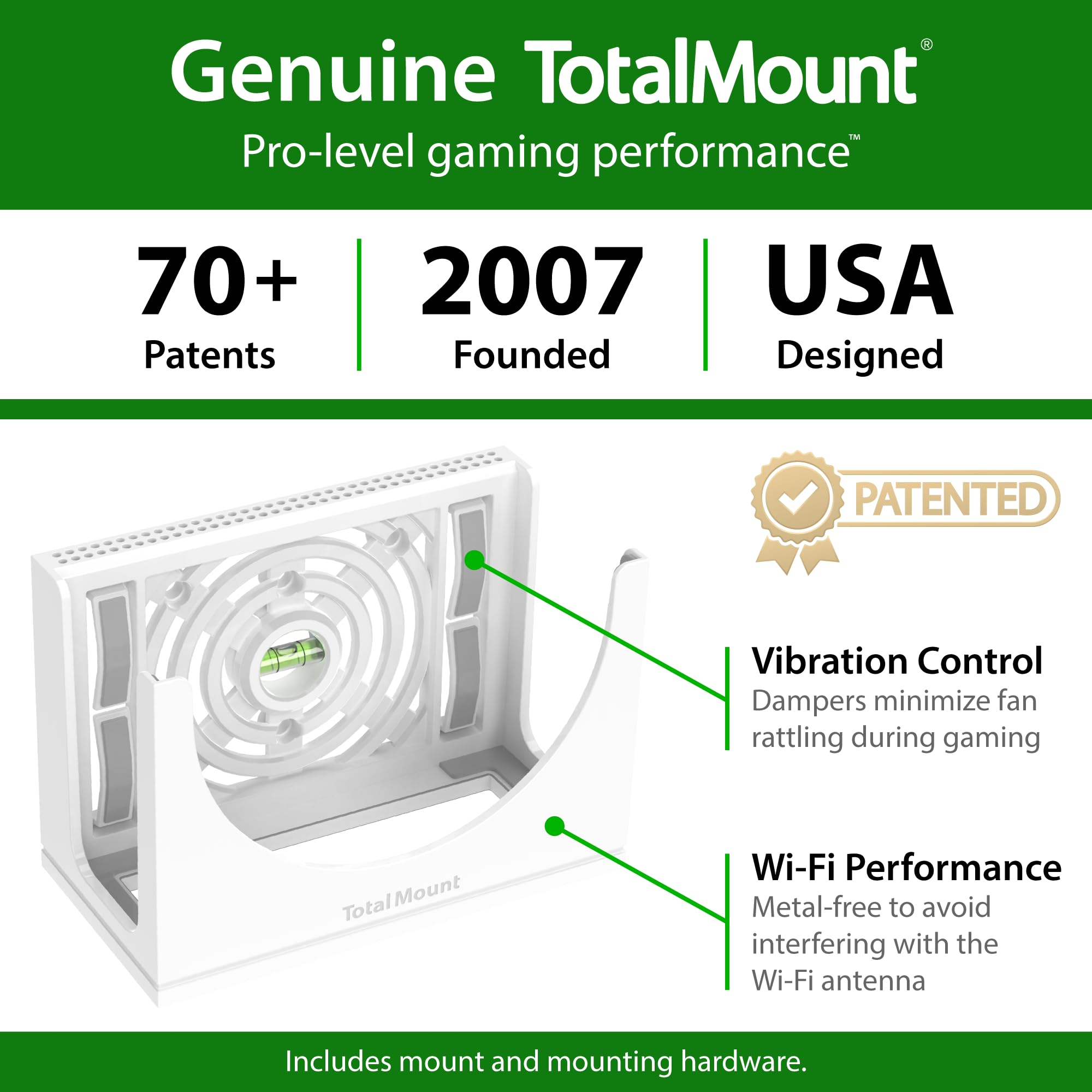 TotalMount premium quality heat management wall mount Xbox Series S
