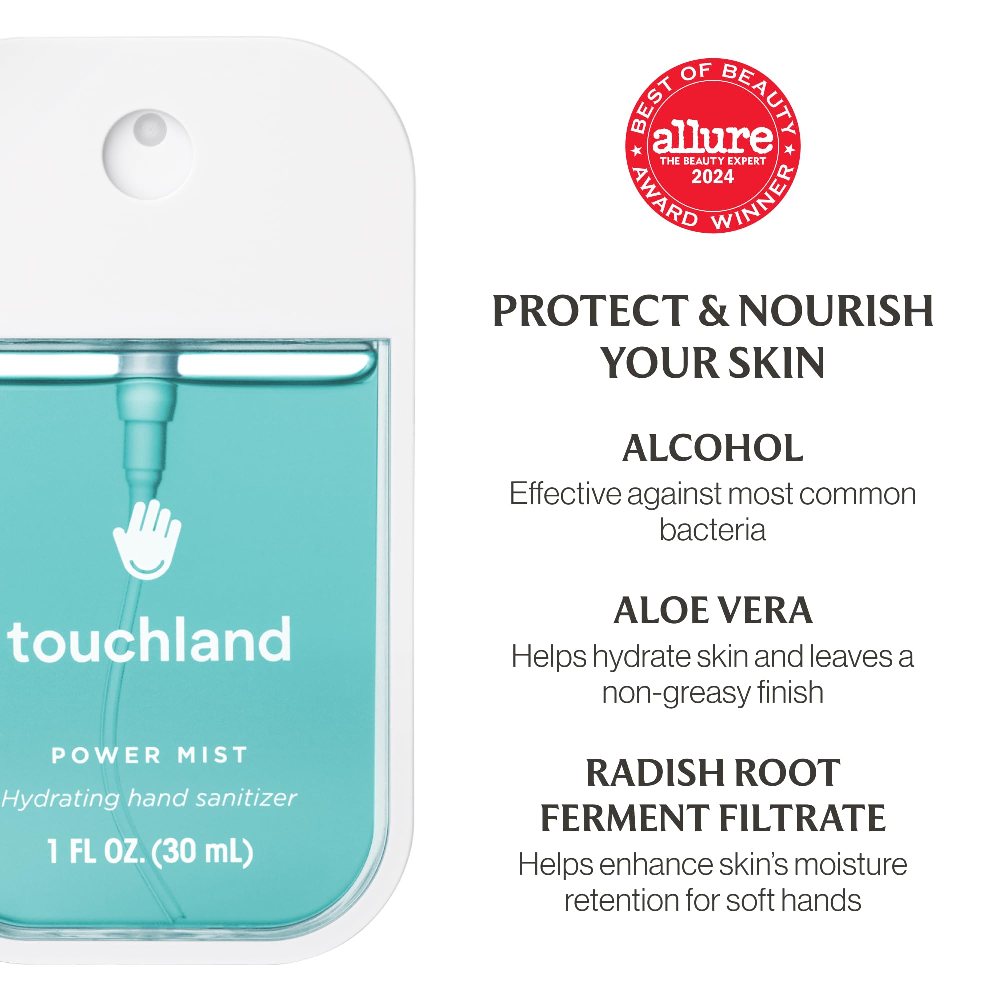 Touchland Dream 5 four scents travel set packaging image