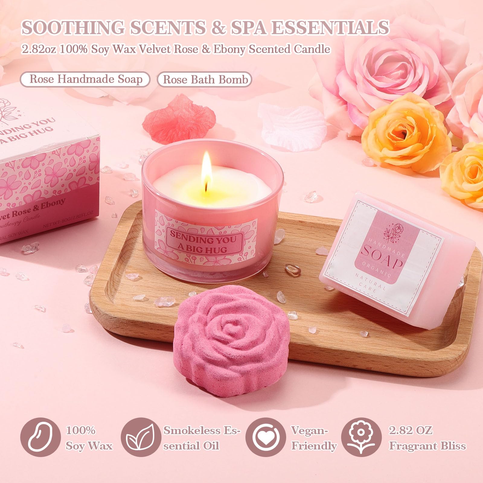 40x60cm towel included in gift set