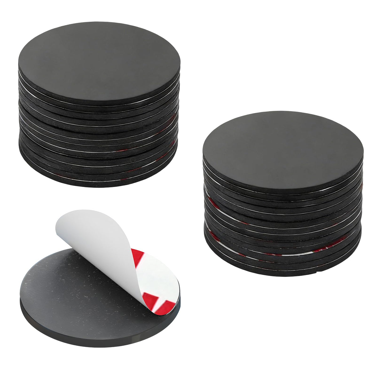Towjug adhesive magnets for crafts 50MM diameter 30 pack