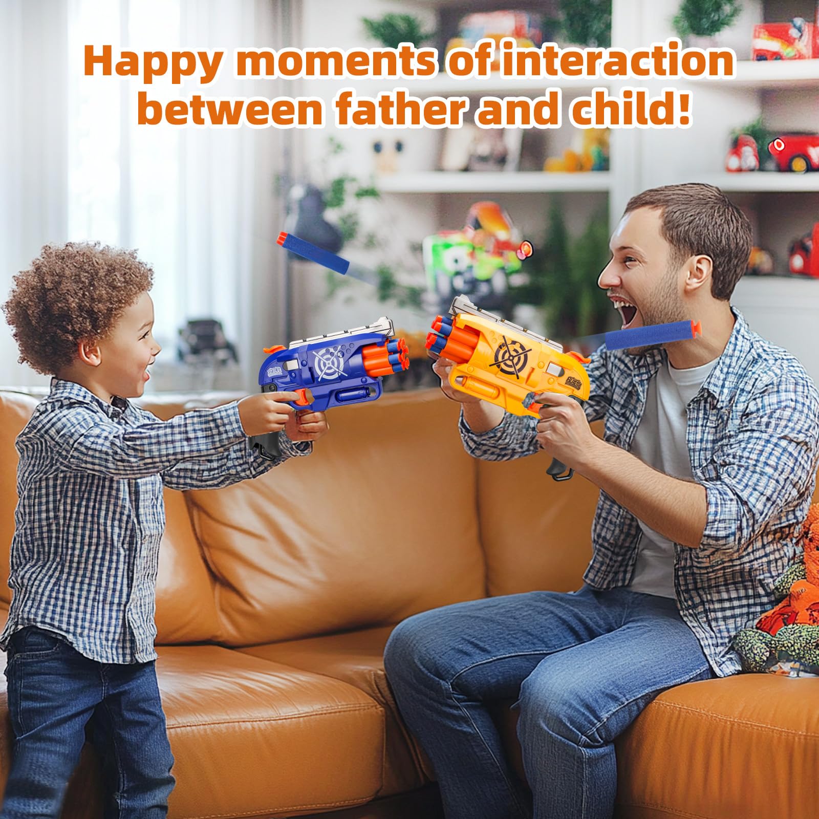 ABS plastic blaster guns for kids play