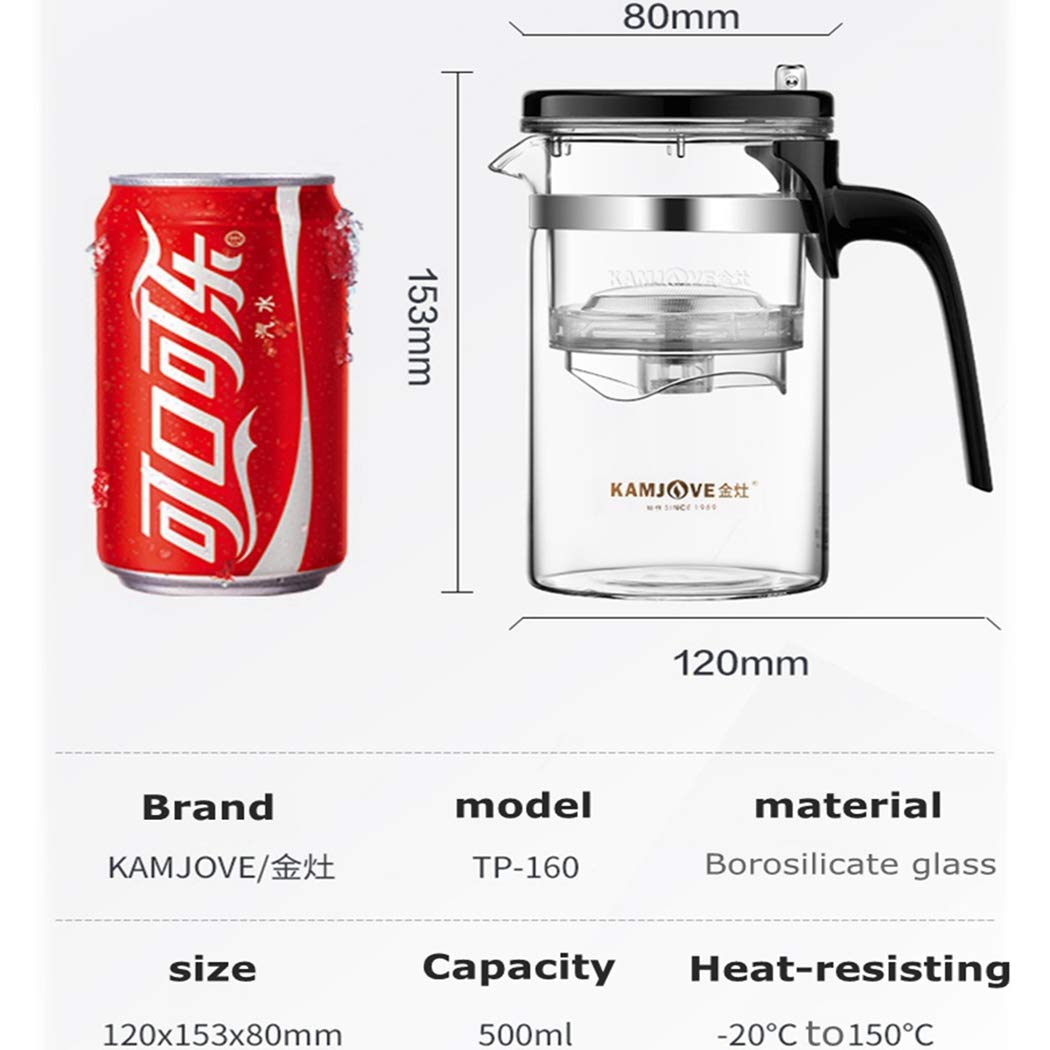 500ml Kamjove glass teapot for loose leaf tea