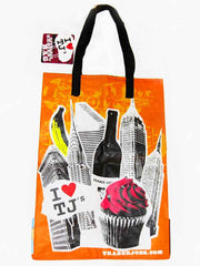 Trader Joe's New York Ny reusable shopping bags set of 2