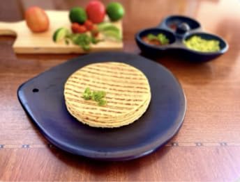 traditional mexican style griddle natural unglazed clay