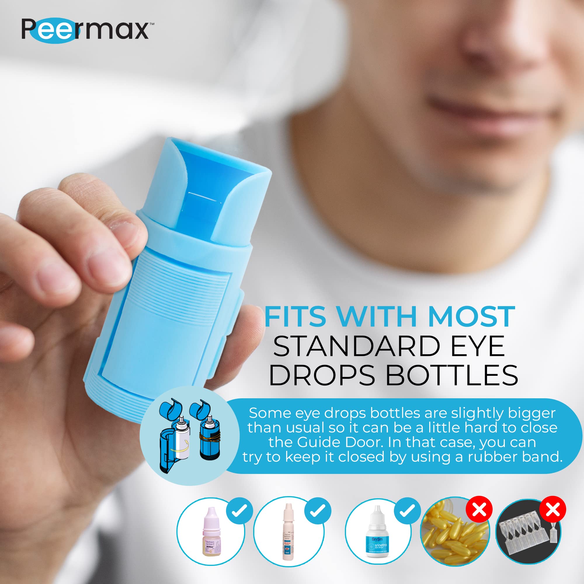 Traditionally shaped bottle compatibility Peermax