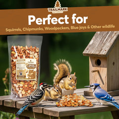 USA grown shelled peanuts for squirrels birds and wildlife