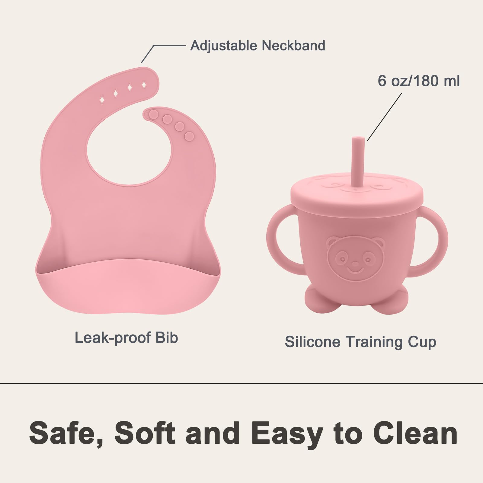 Training cup with straw and lid from Munlinder set