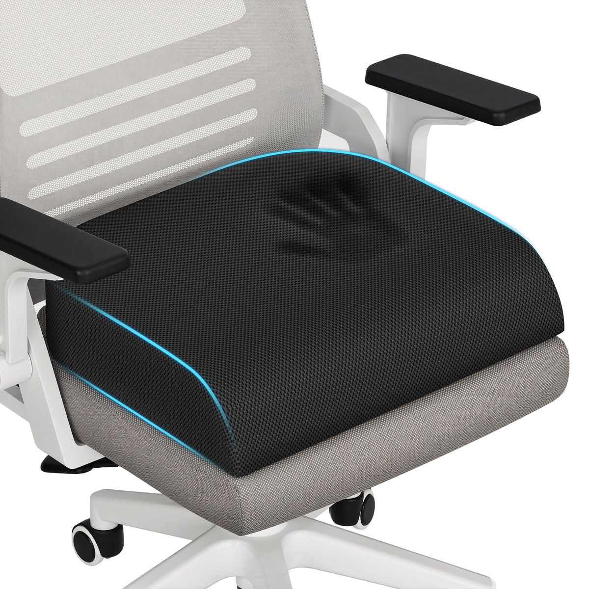 TranquilRelax memory foam seat cushion for office chair