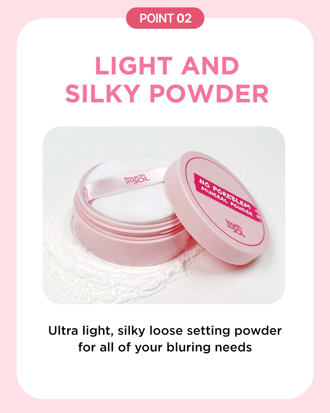Translucent soft-focus powder for natural look alt