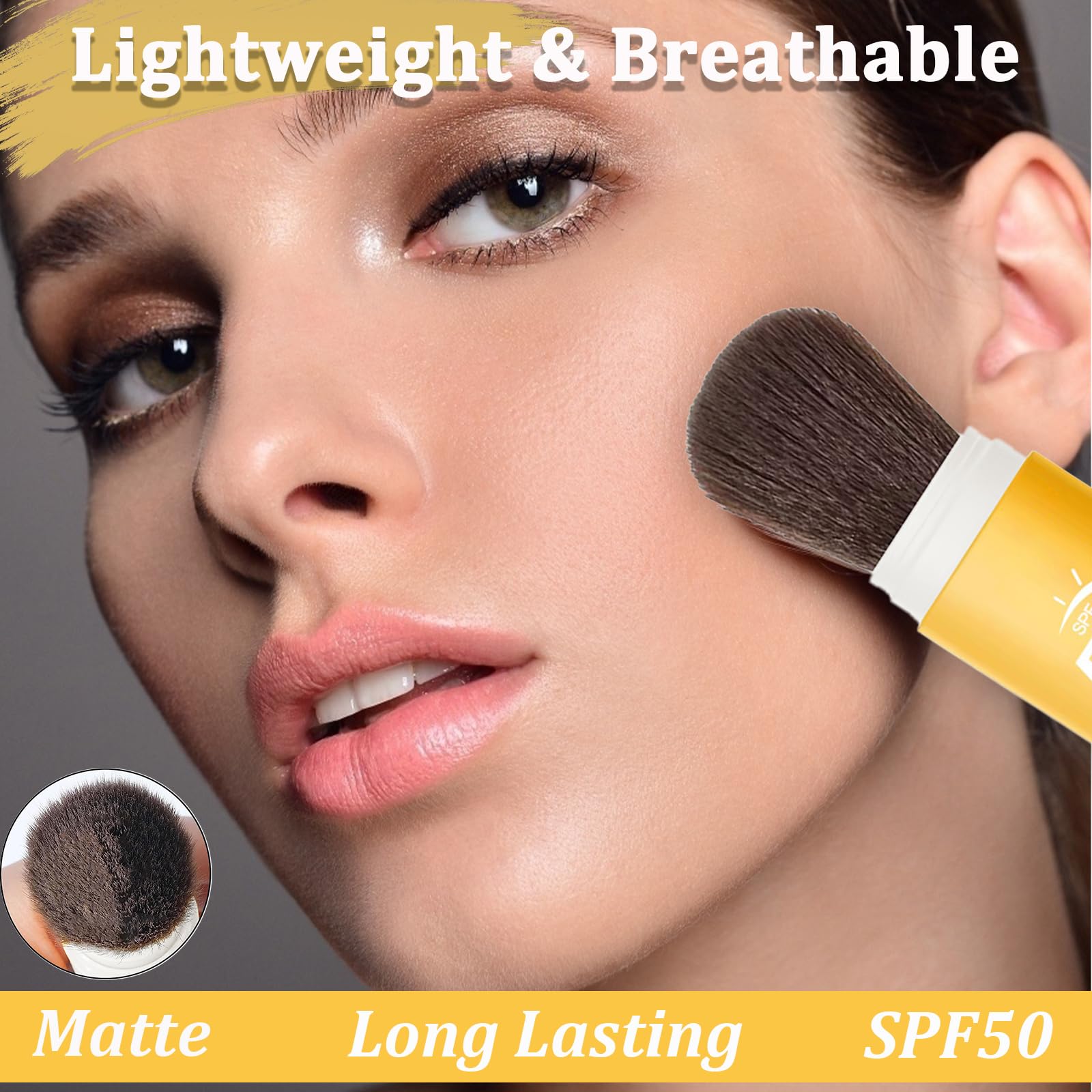 TranslucentSunscreenPowder with Brush packaging