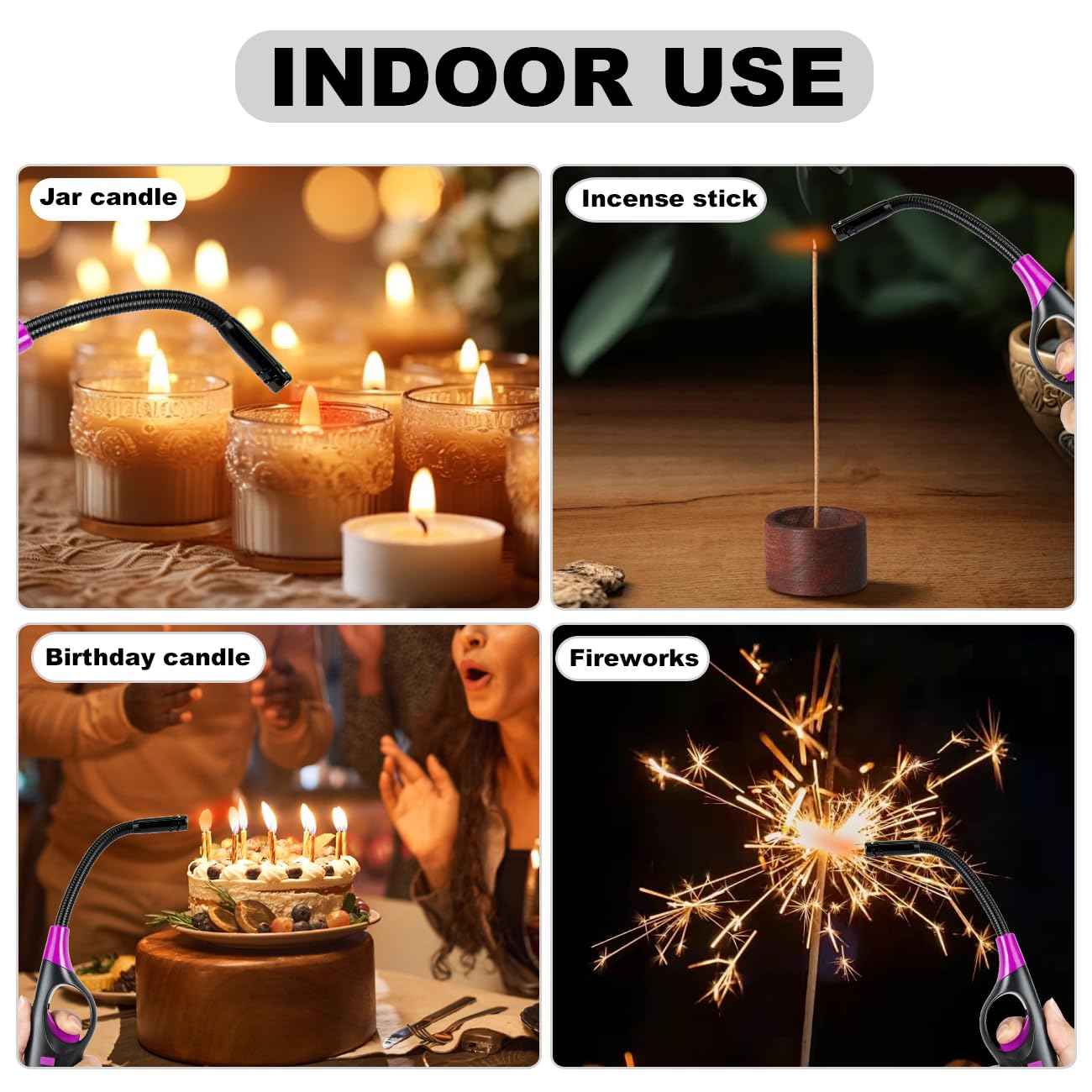 giftable 4 pack lighter set for holidays and birthdays