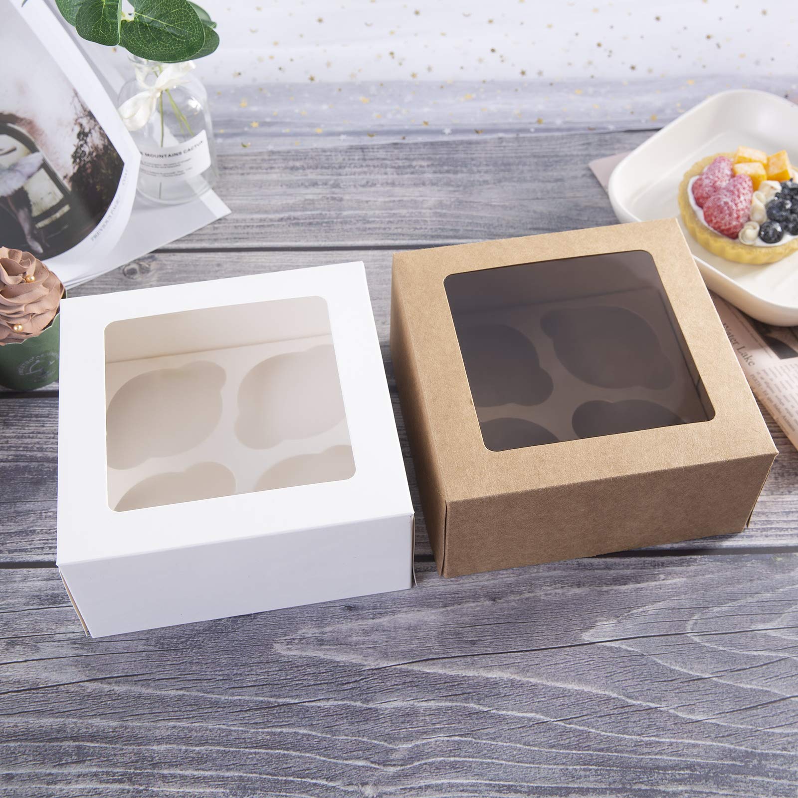 Multi purpose box suitable for cakes pastries donuts and cookies