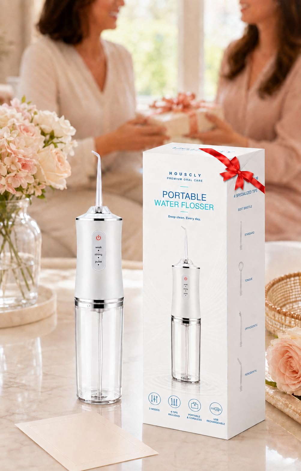 Tonsil stone travel friendly water flosser gift idea