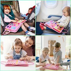 Travel-friendly Soupost Busy Board for Toddlers on the go