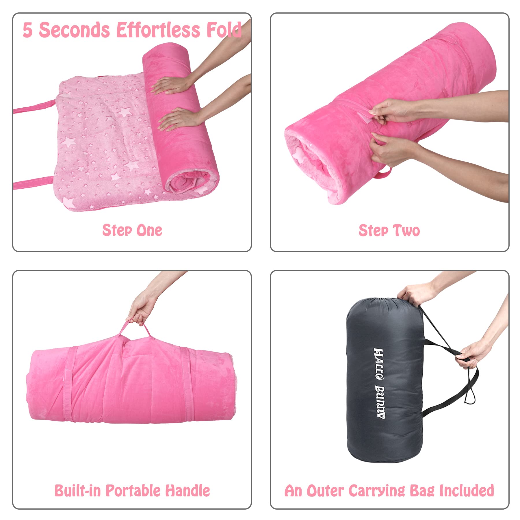 travel friendly sleeping bag for naps and sleepovers