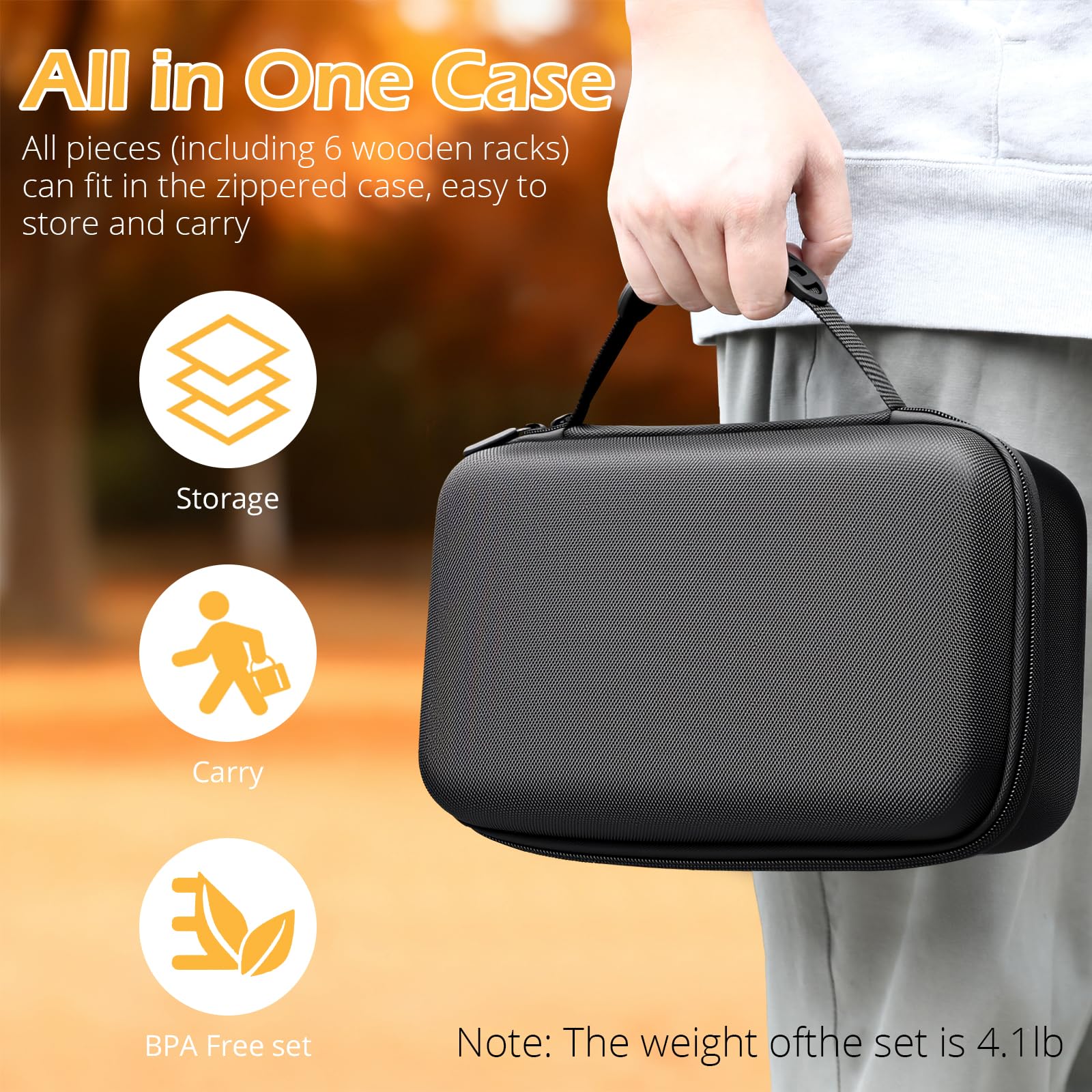 Travel friendly Rummy Cube Set ready for trips