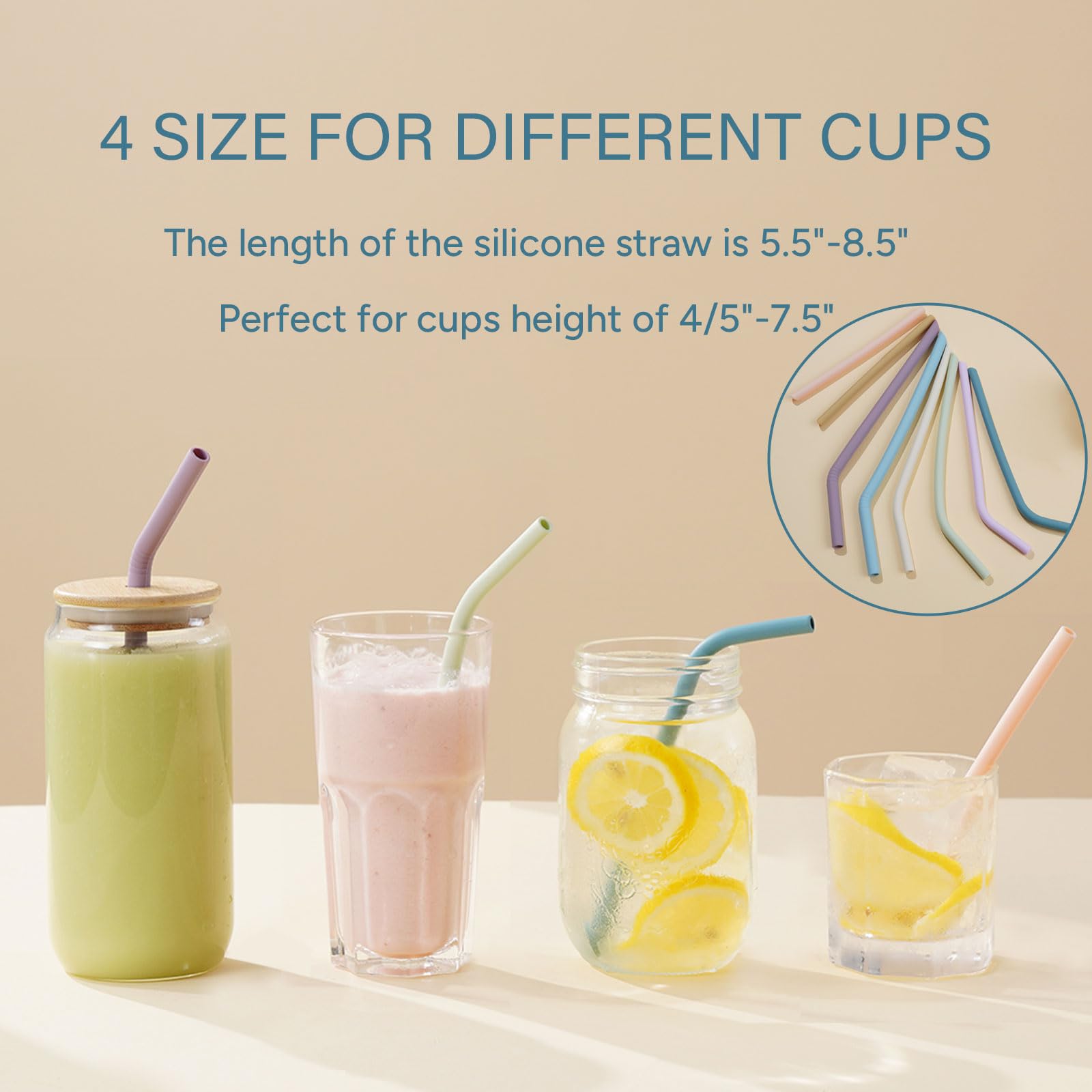 square carrying case with carabiner for straws