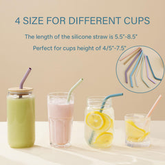 square carrying case with carabiner for straws