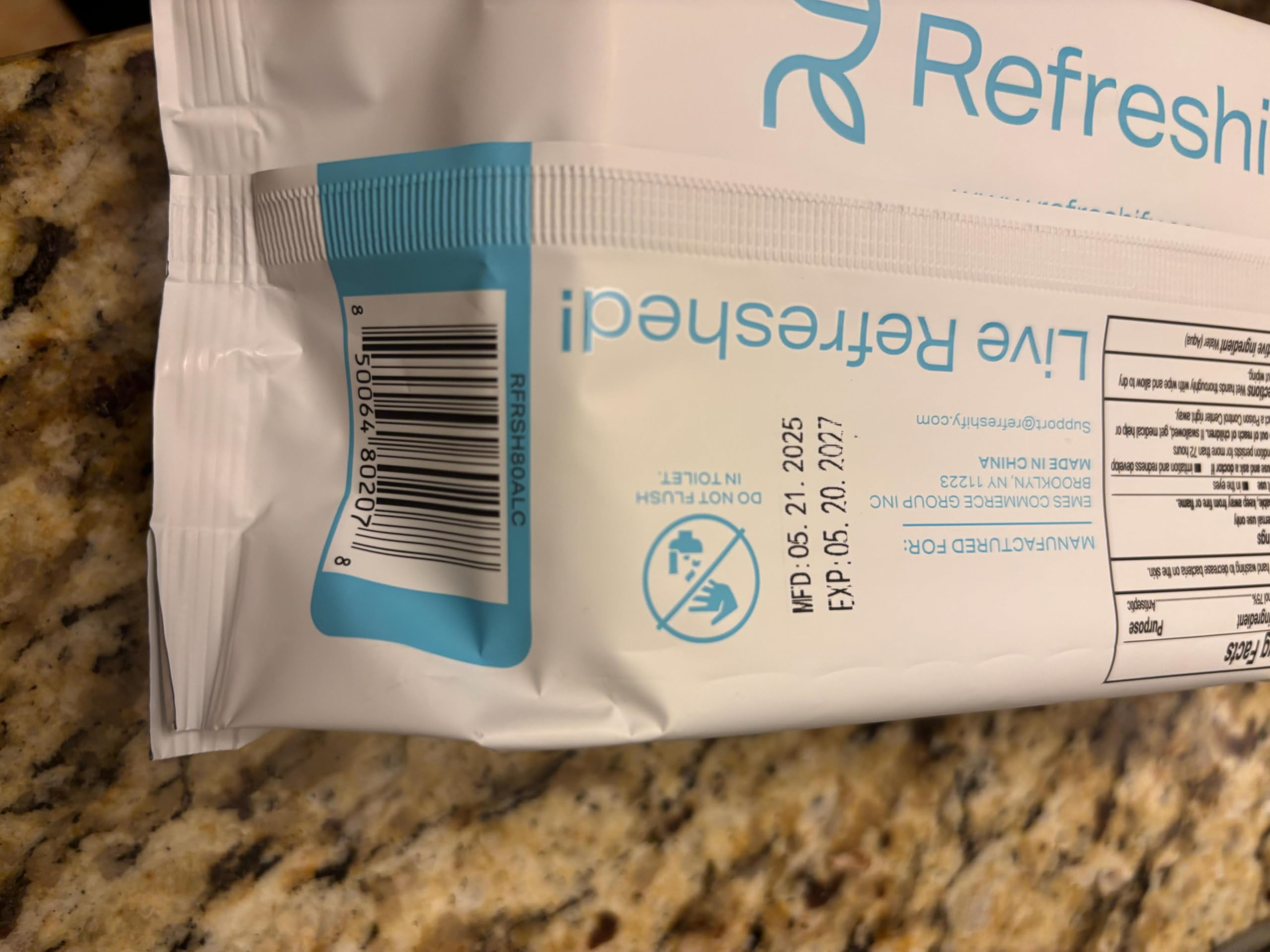 Multipurpose wipes for hands and surfaces