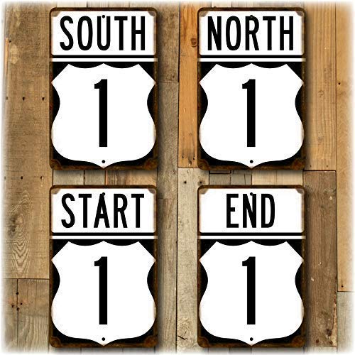 Marathon Florida US 1 South replica highway sign display