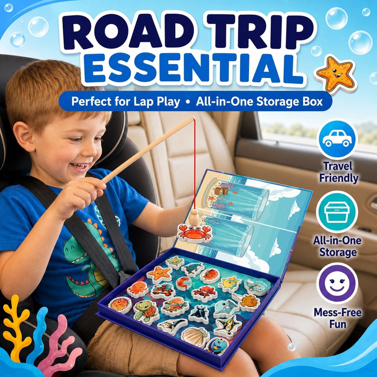 27 ocean animal fish pieces for TRAVOFUN game