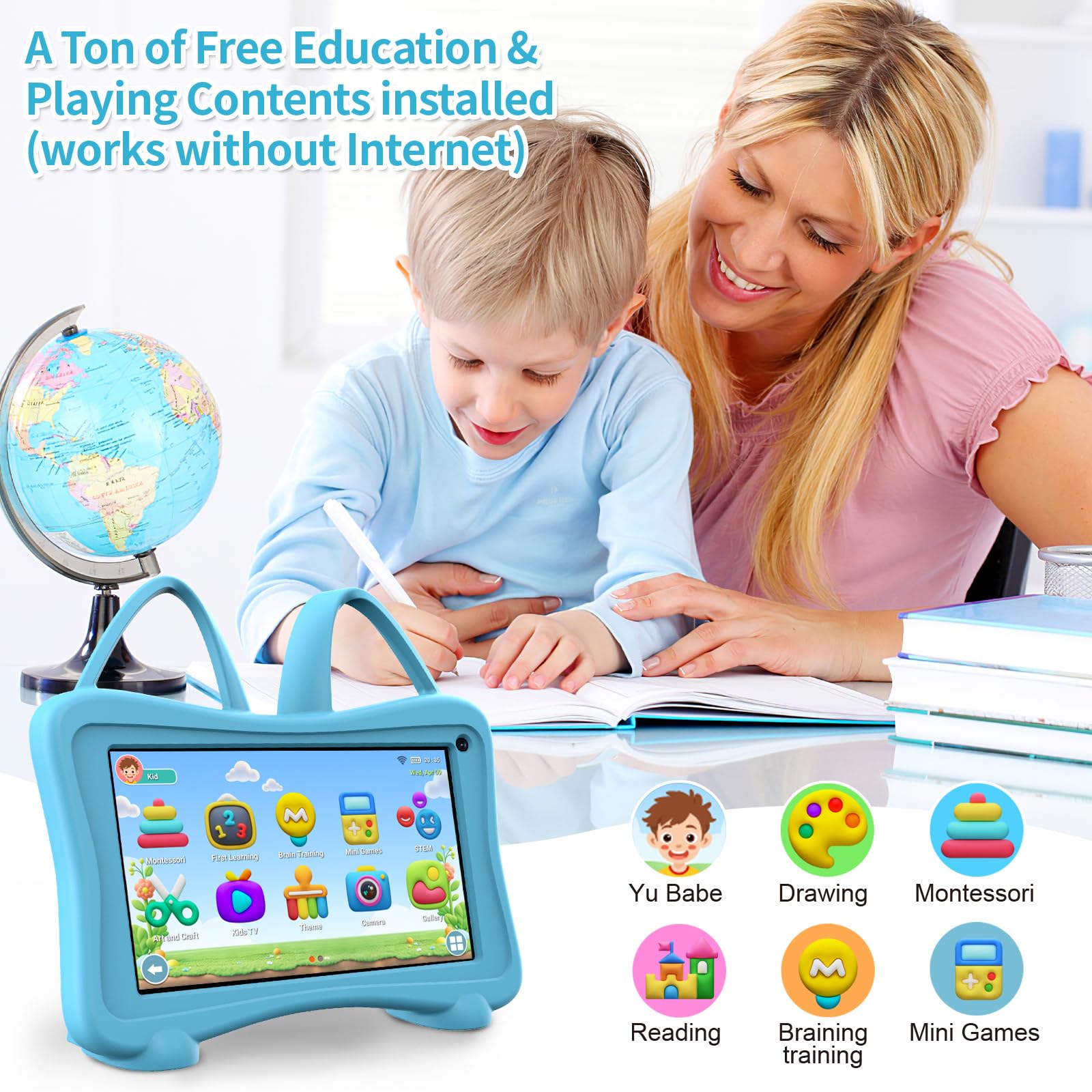Trayoo Kids Tablet 7 32 GB storage expandable to 64 GB