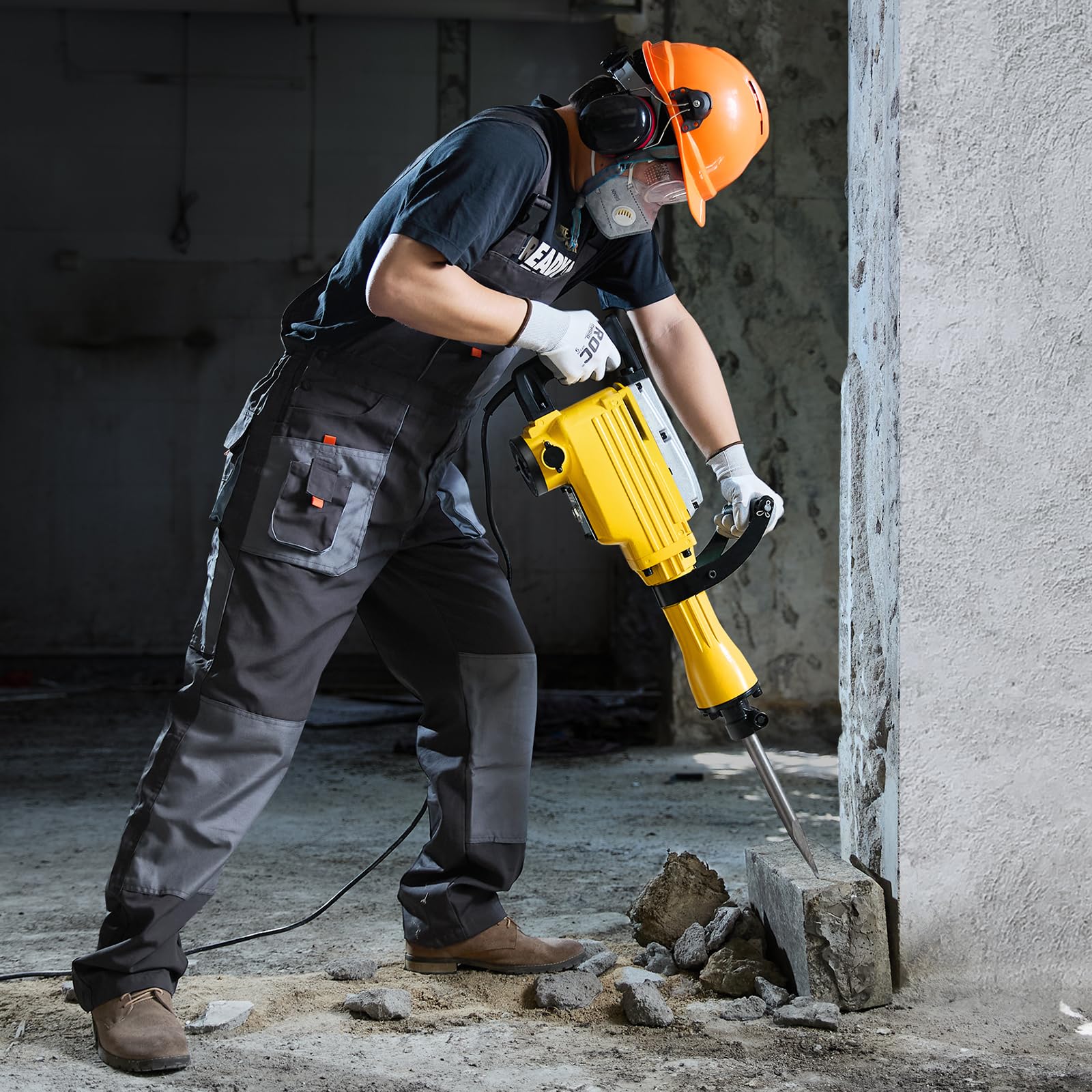 Applications for trenching breaking holes in concrete and brick