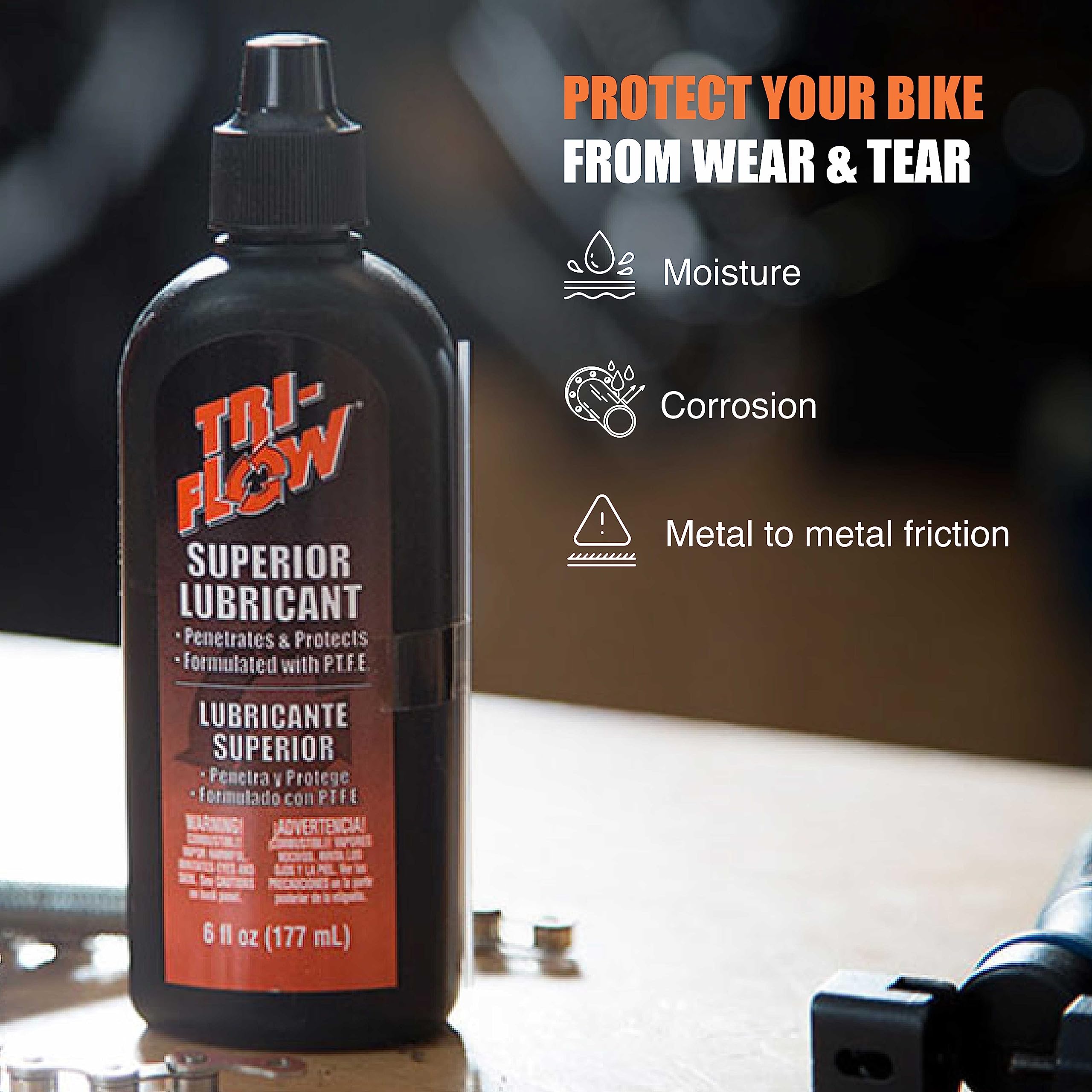 Teflon spray coating forms thin lubricating layer