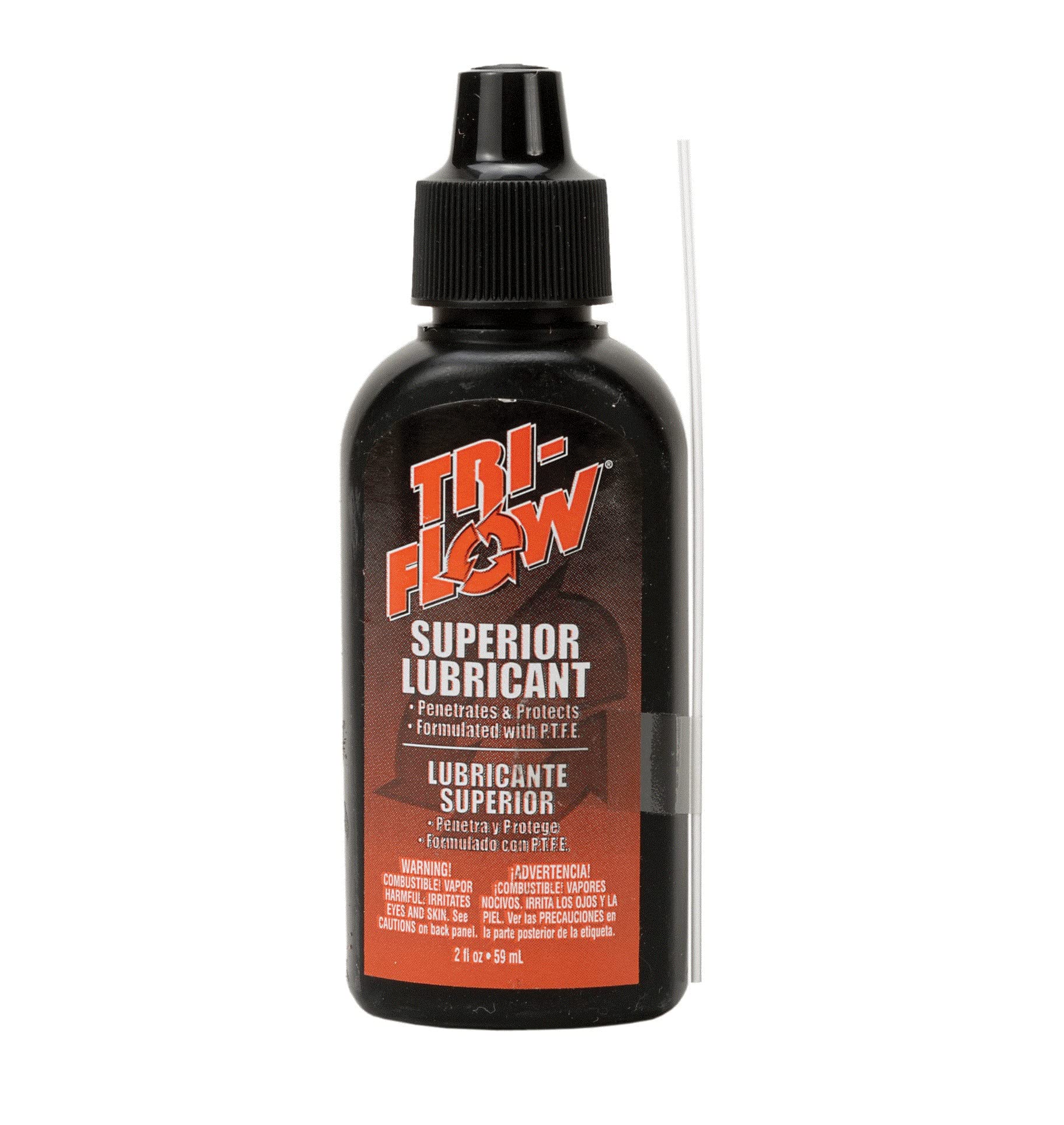 Tri-Flow TF21010 lubricant in a 2 oz squeeze bottle