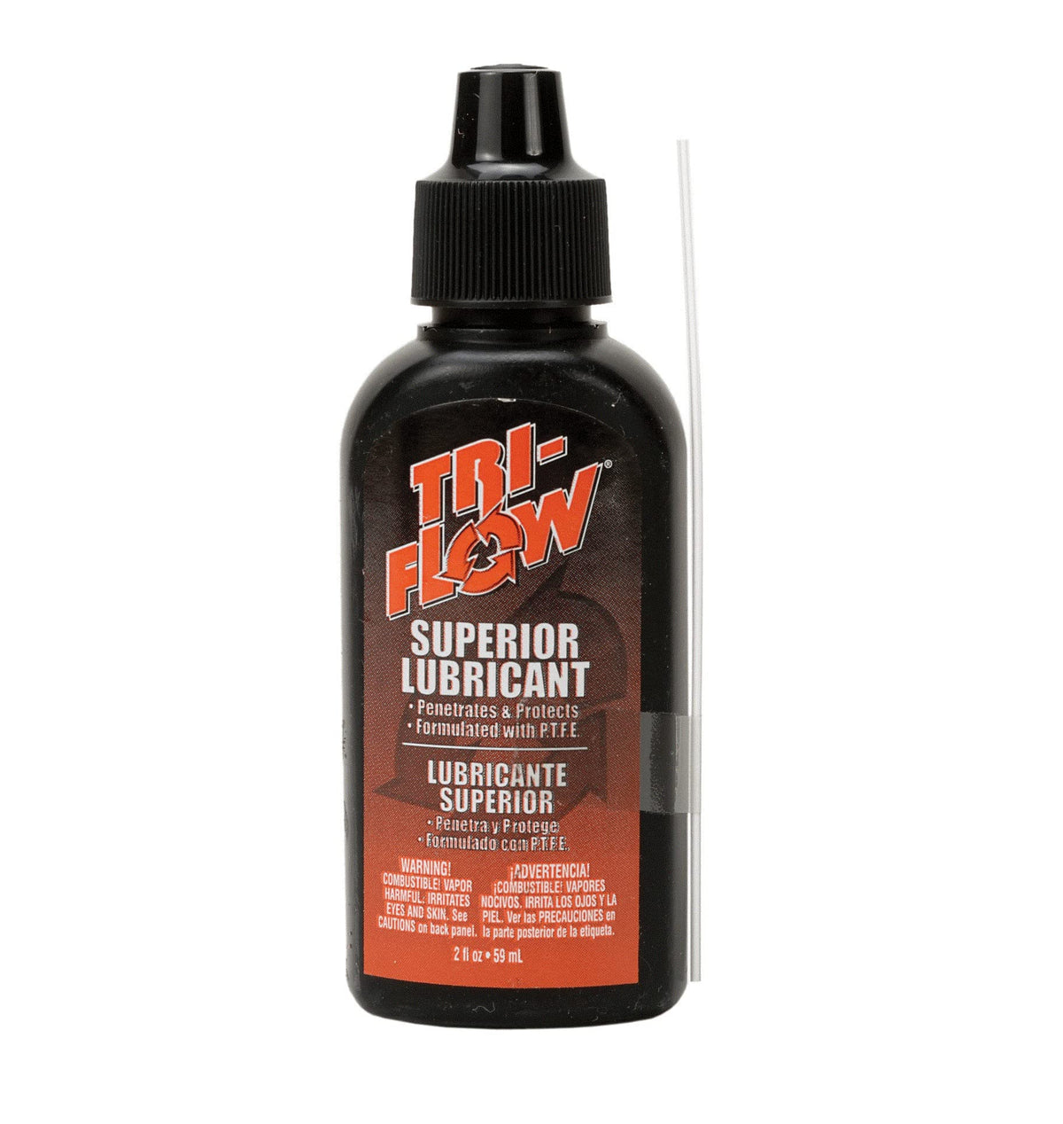 Tri-Flow TF21010 lubricant in a 2 oz squeeze bottle