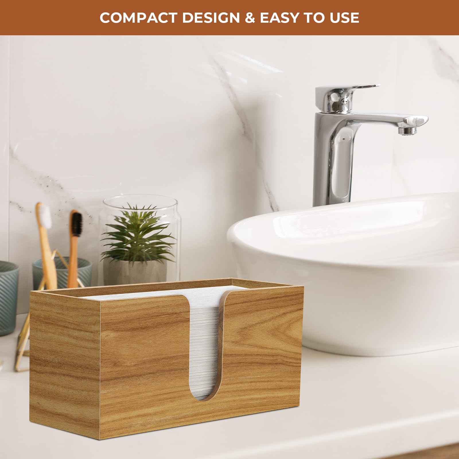 Minimalist U-shaped design paper towel dispenser