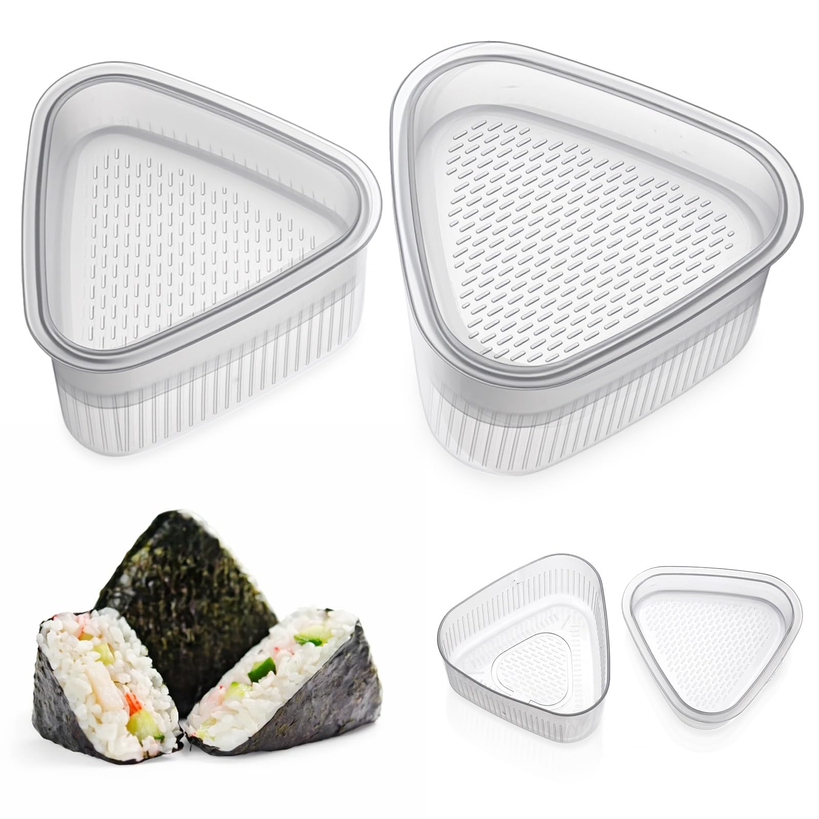 Triangle Onigiri Rice Ball Mold two sizes 6.7x5.5x4cm