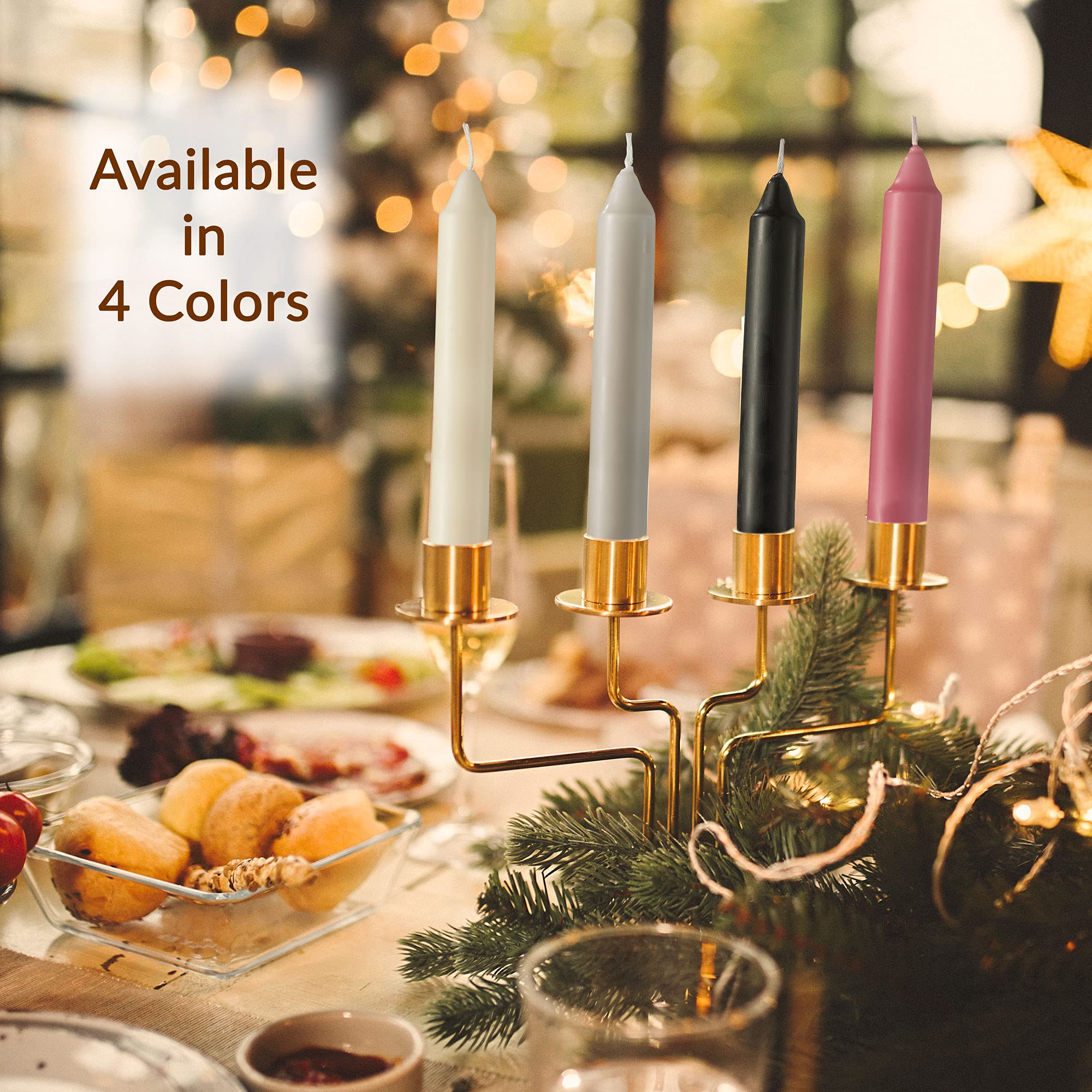 Tribello 6 Inch Ivory Candlesticks product packaging