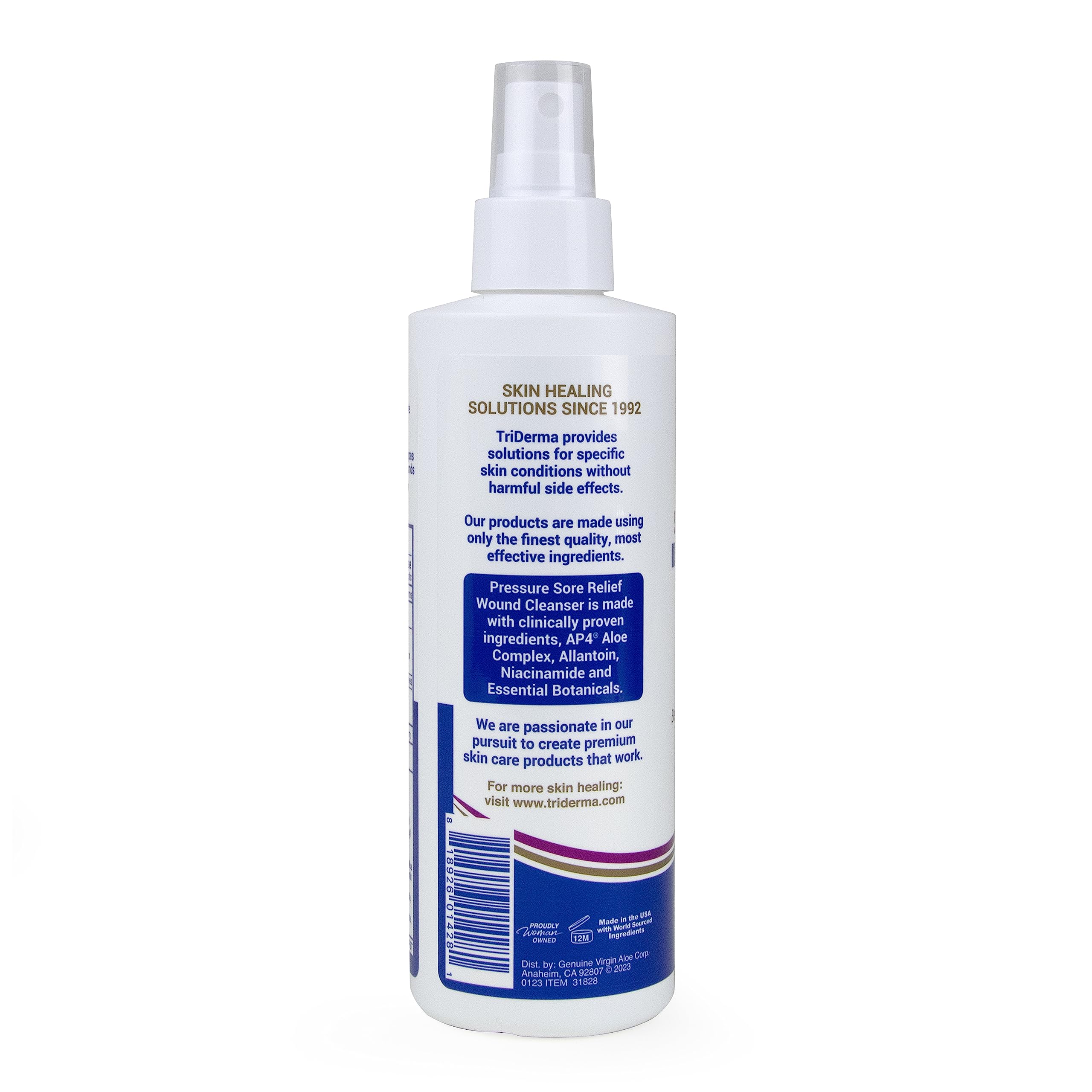 Bed sore wound care spray packaging