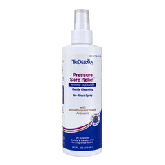 TriDerma pressure sore relief wound cleanser bottle