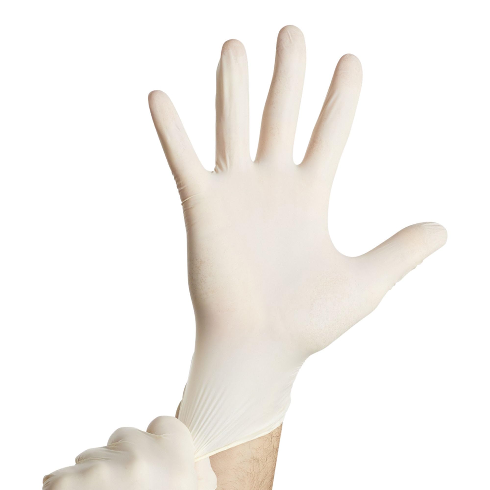 100 count packaging of Trilon PF MC3 vinyl gloves image