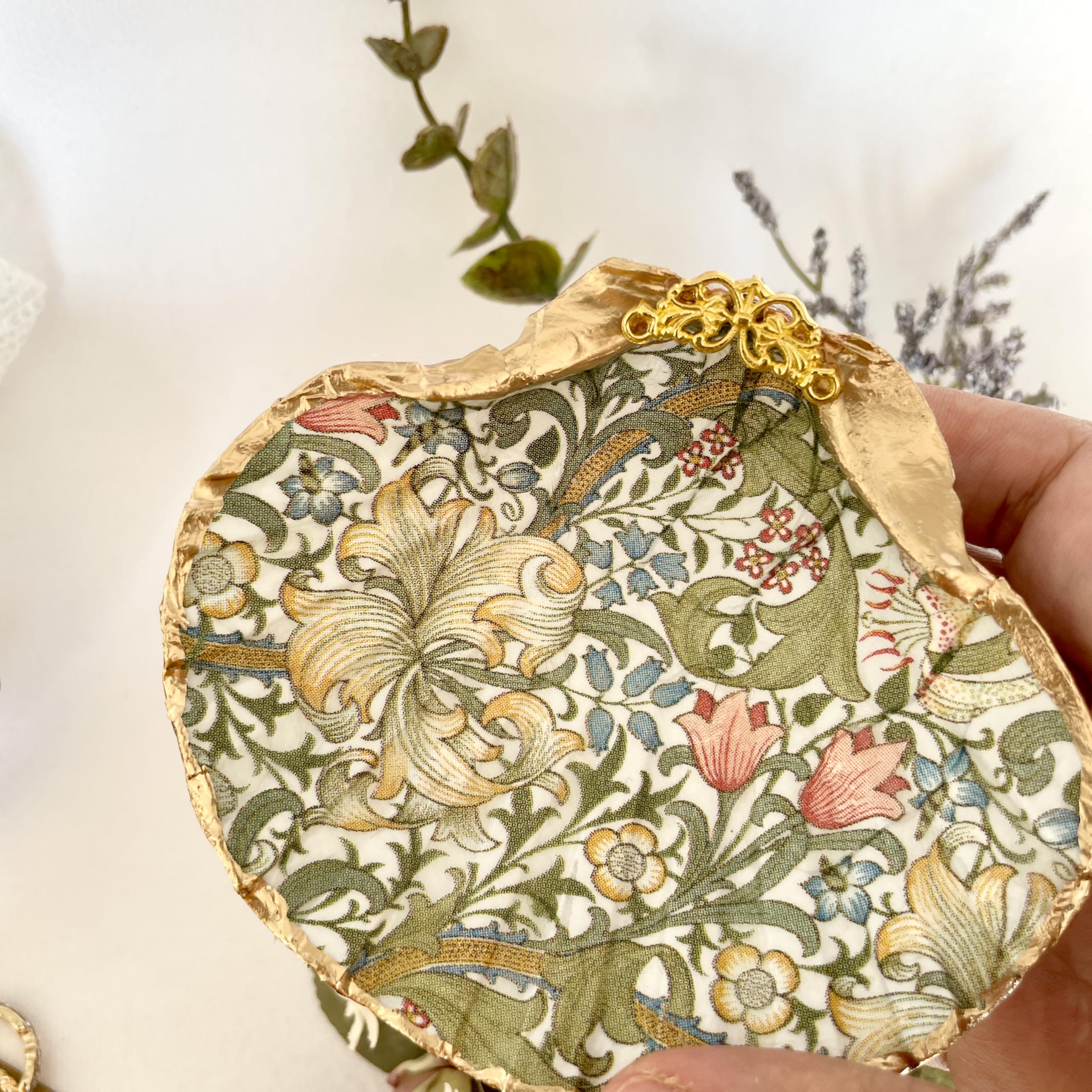 Northern Virginia handmade trinket dish in coastal chinoiserie style