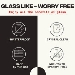 crystal clear plastic wine glasses with thumb notch govino