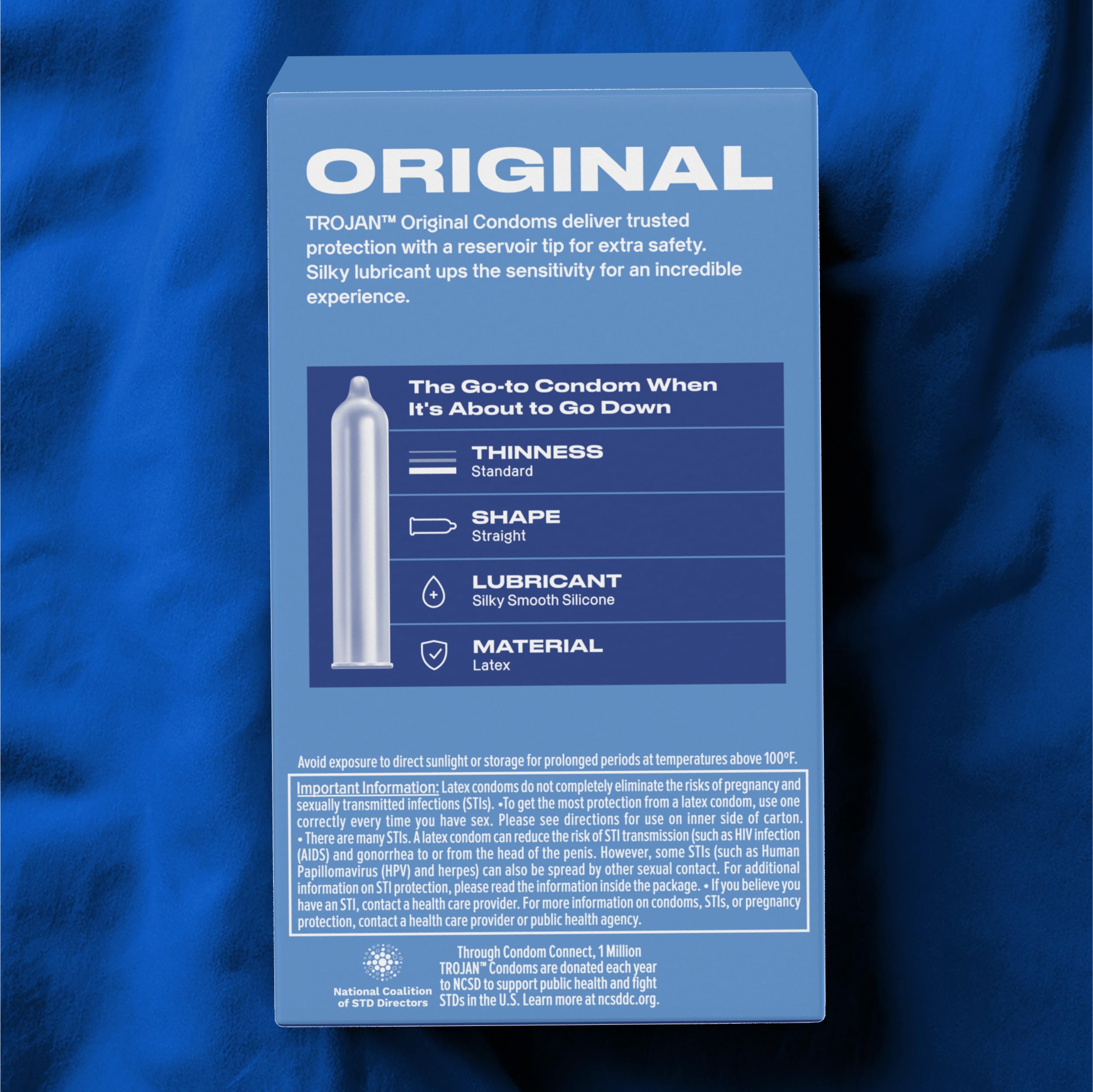 Trojan comfort fit latex condoms for men
