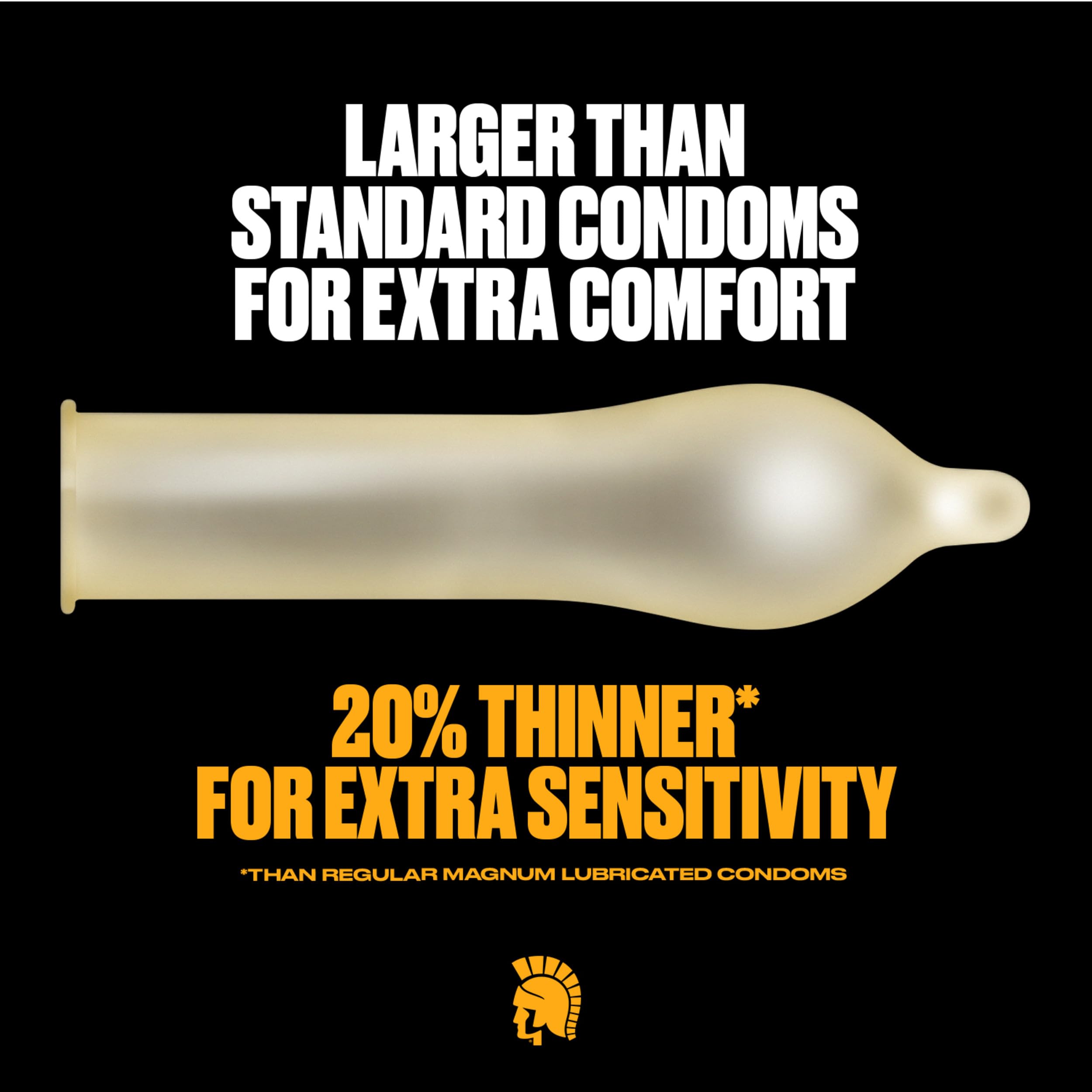 trojan magnum large size condoms packaging