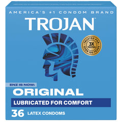 Trojan Original latex condoms 36 count value box