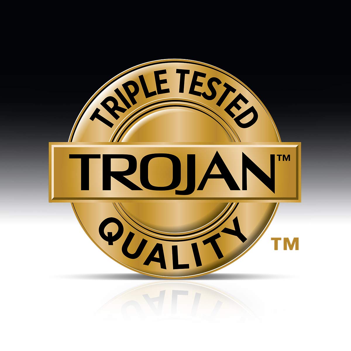 Trojan ECSTASY ribbed condoms packaging