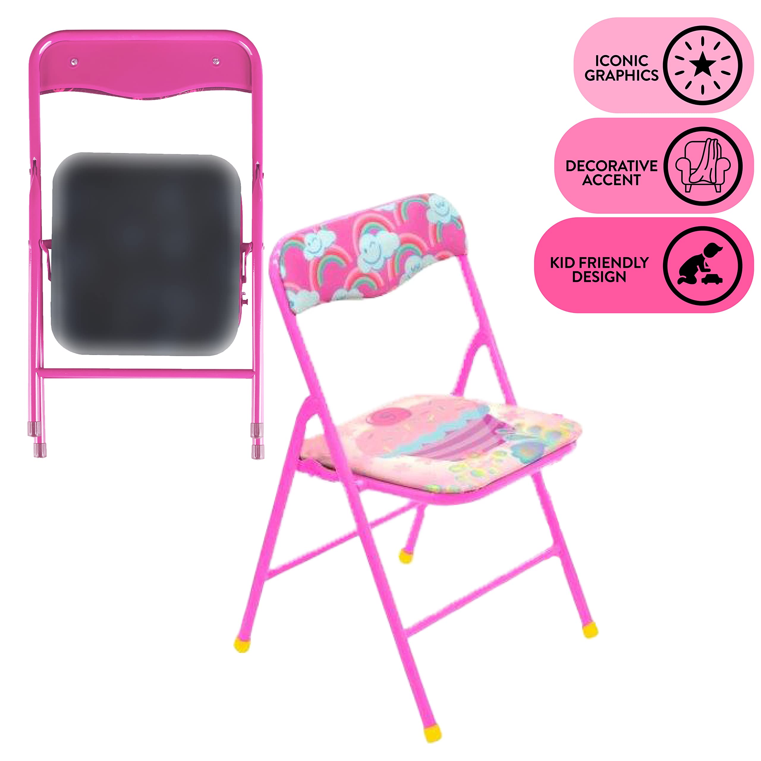 Trolls 3 piece activity set with table and chairs