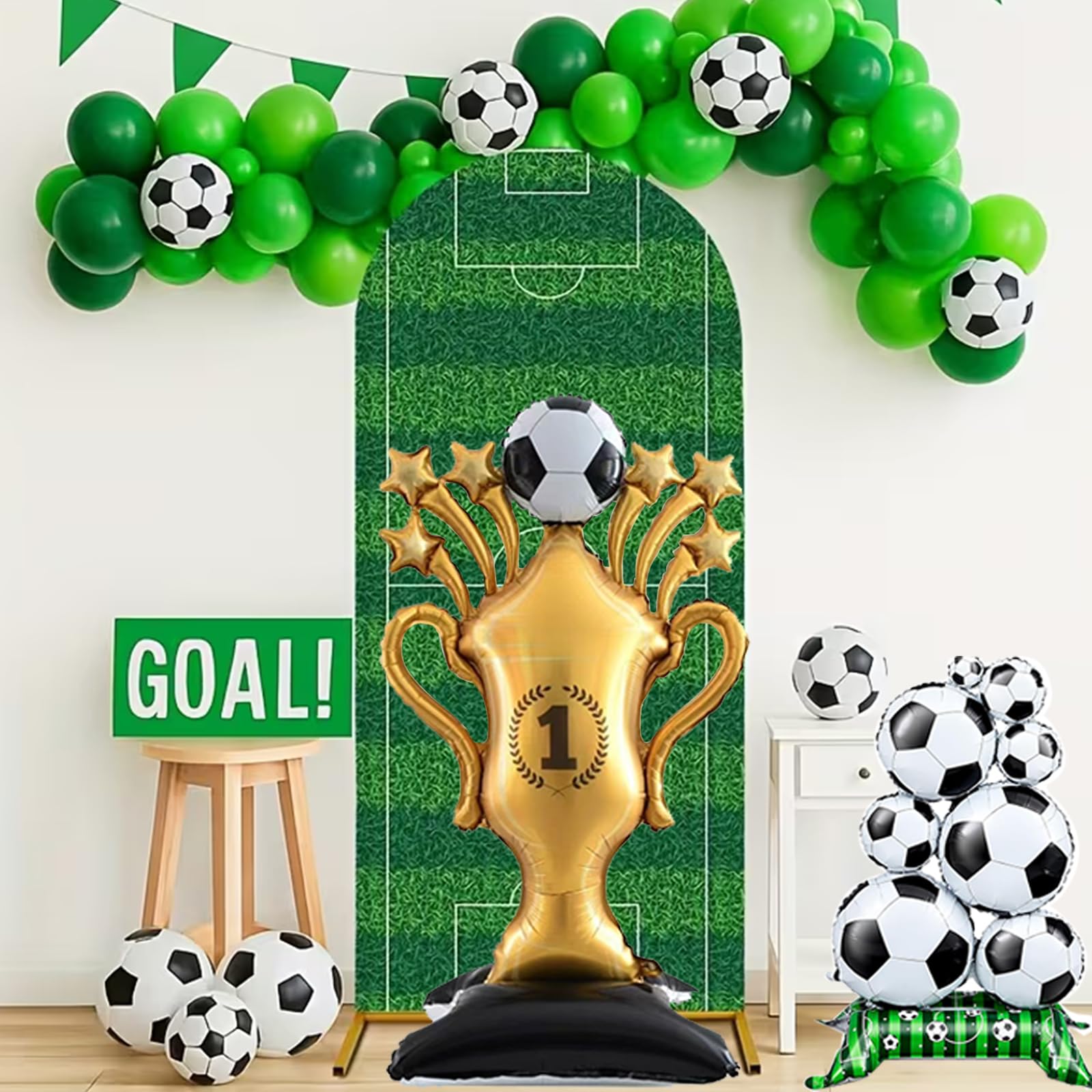 trophy foil balloon sized 32.5inch by 59inch