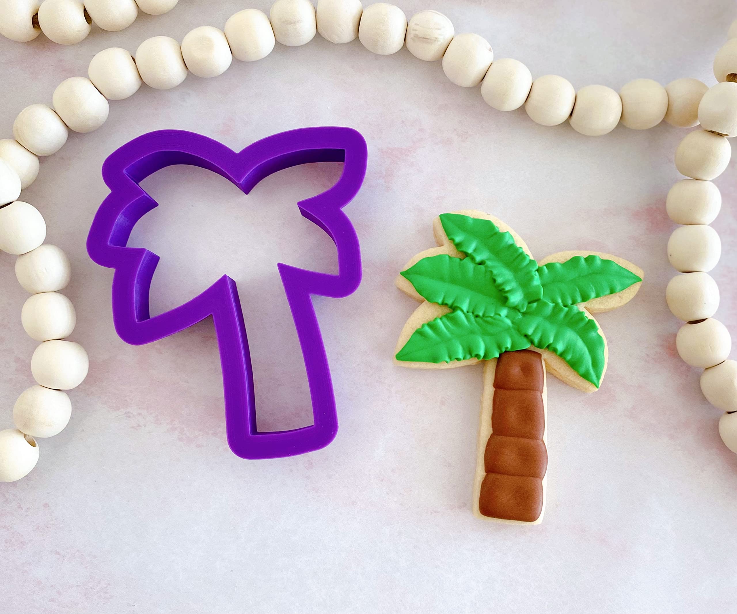 Tropical Flower cookie cutter 3.5w x 3.4h in tropical set