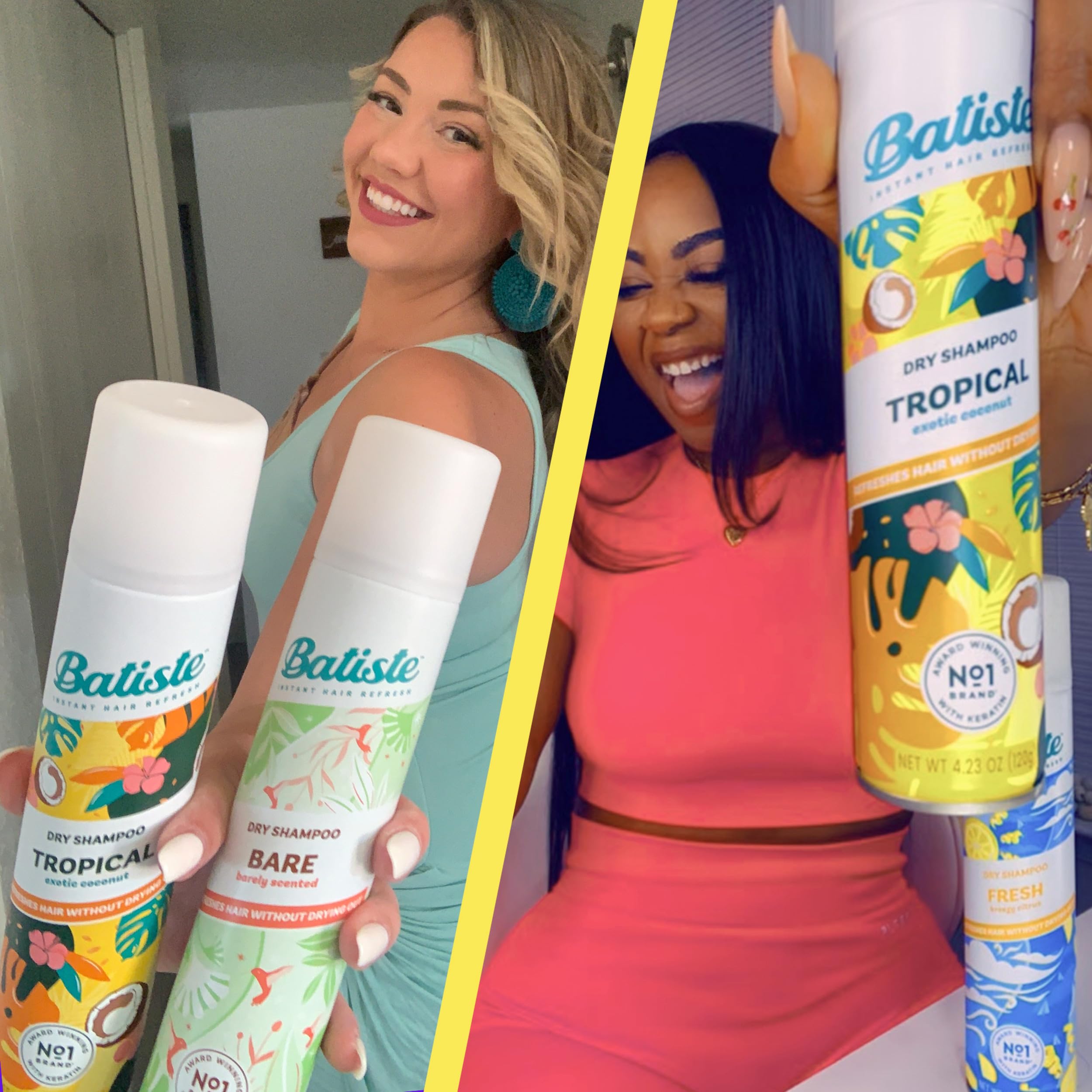 Tropical Fragrance Batiste Dry Shampoo 3.81 oz