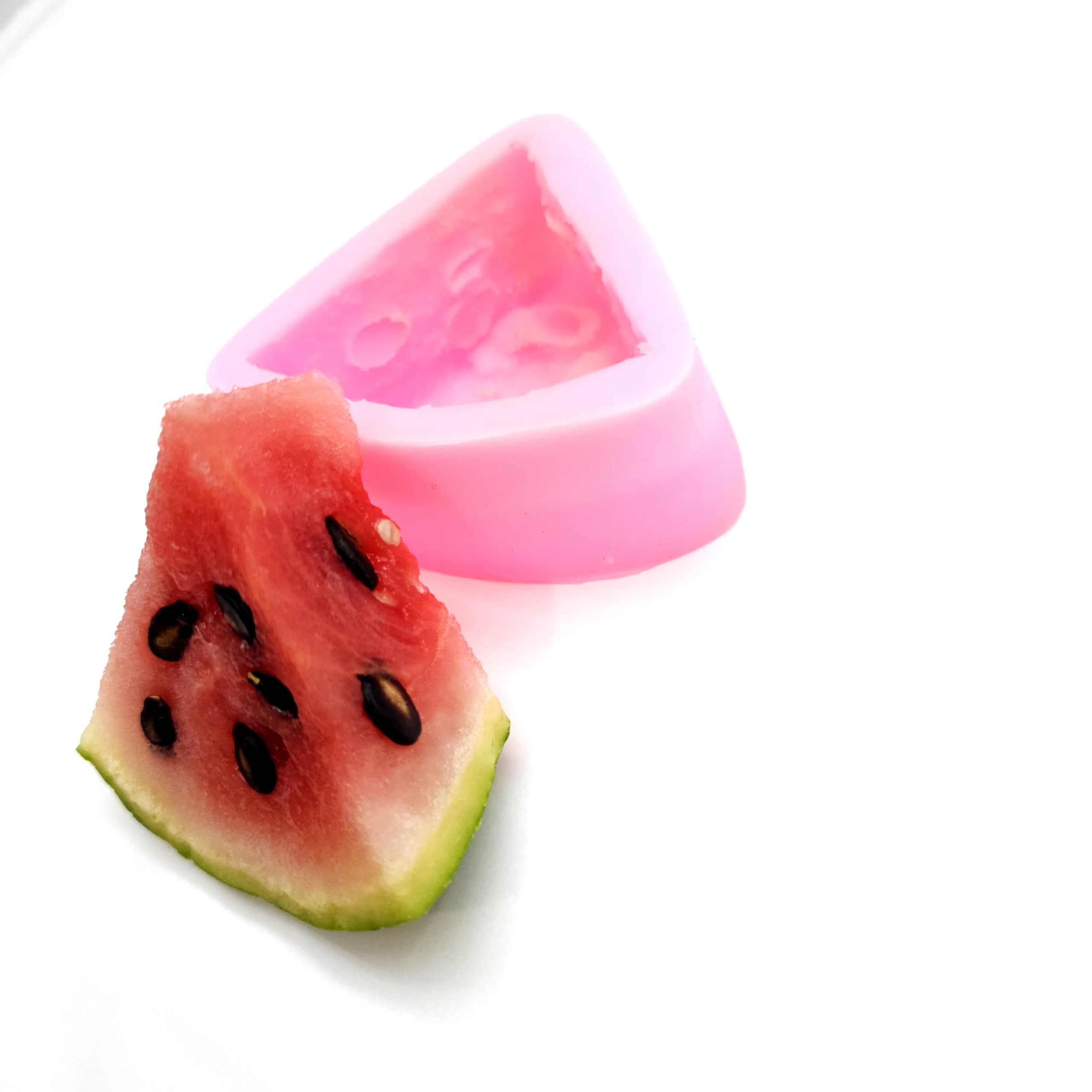 Tropical watermelon slice silicone mold color variation possible
