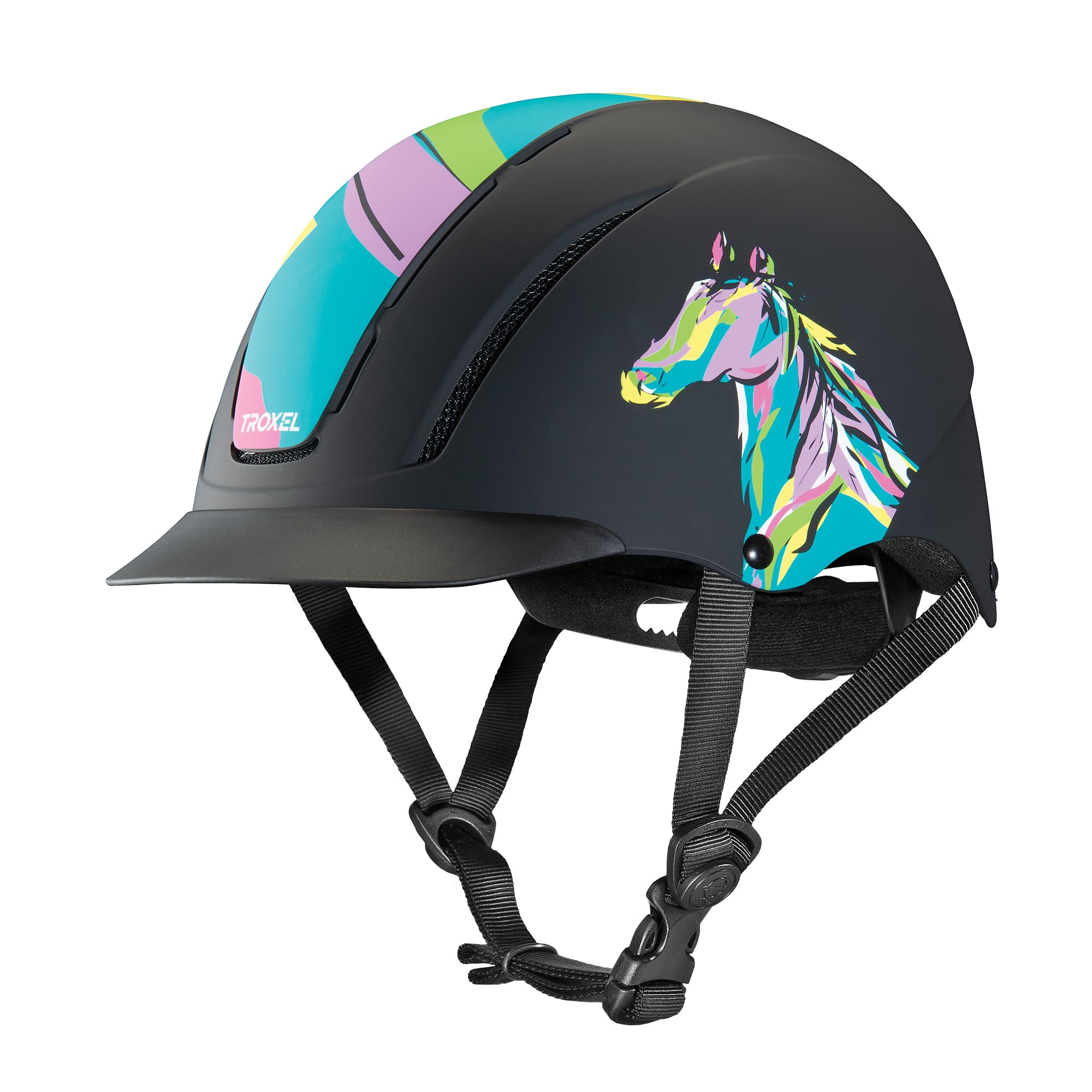 Troxel full coverage horse riding helmet front view