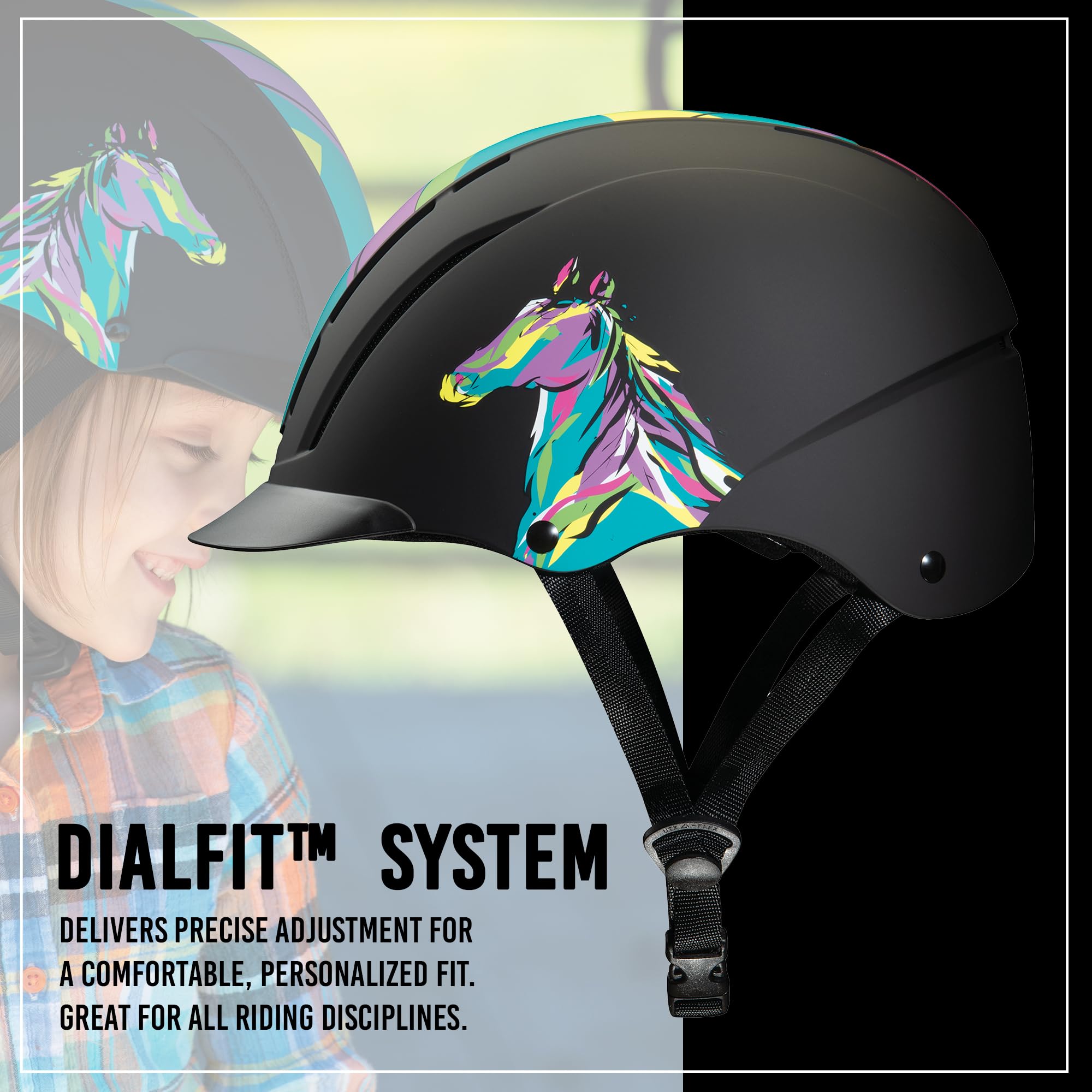 Troxel helmet suitable for men women and children size small