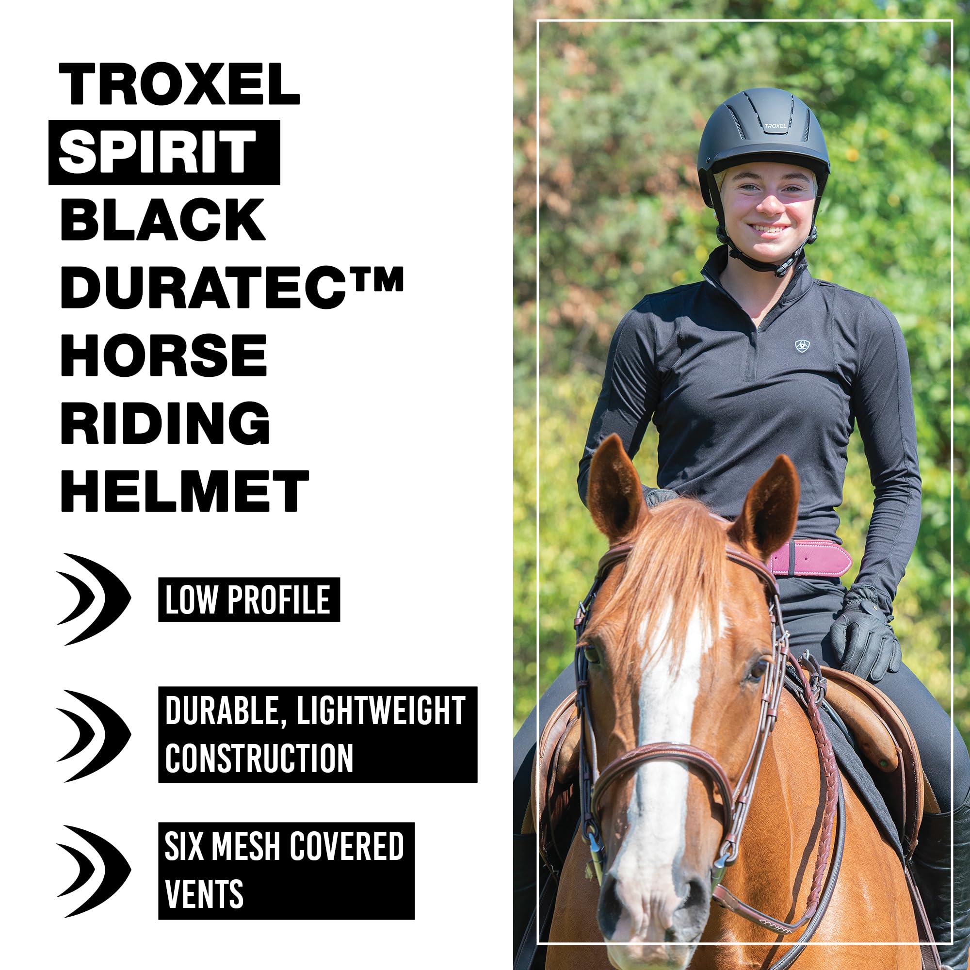 Troxel Spirit low-profile helmet with DialFit system
